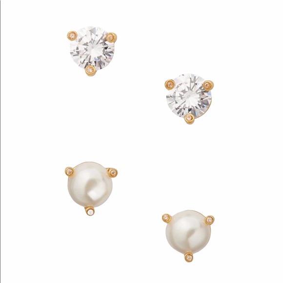 Kate Spade rise and shine 2-stud set - NWT - Picture 10 of 13